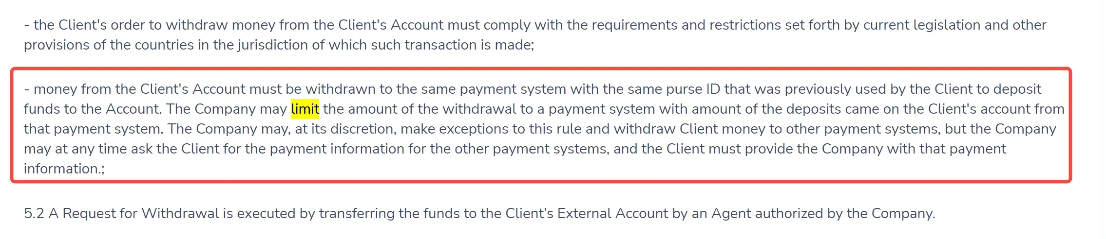 Pocket Option Wthdrawals Policy