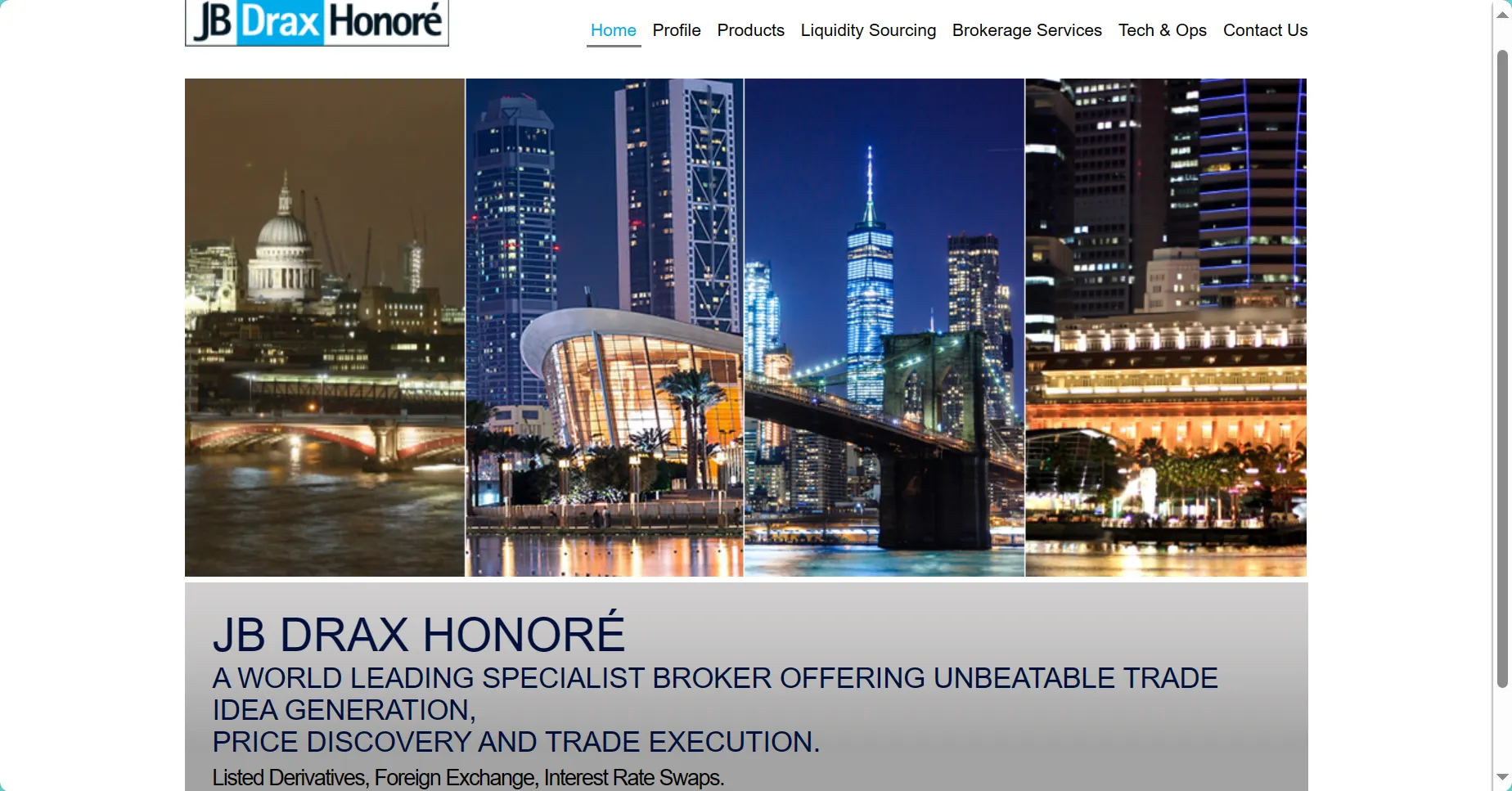 JB Drax Honorés homepage