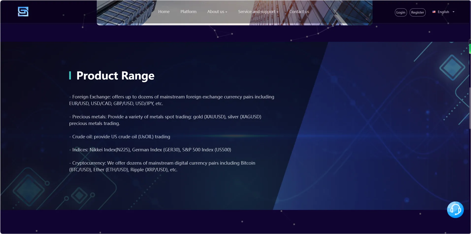 Product Range