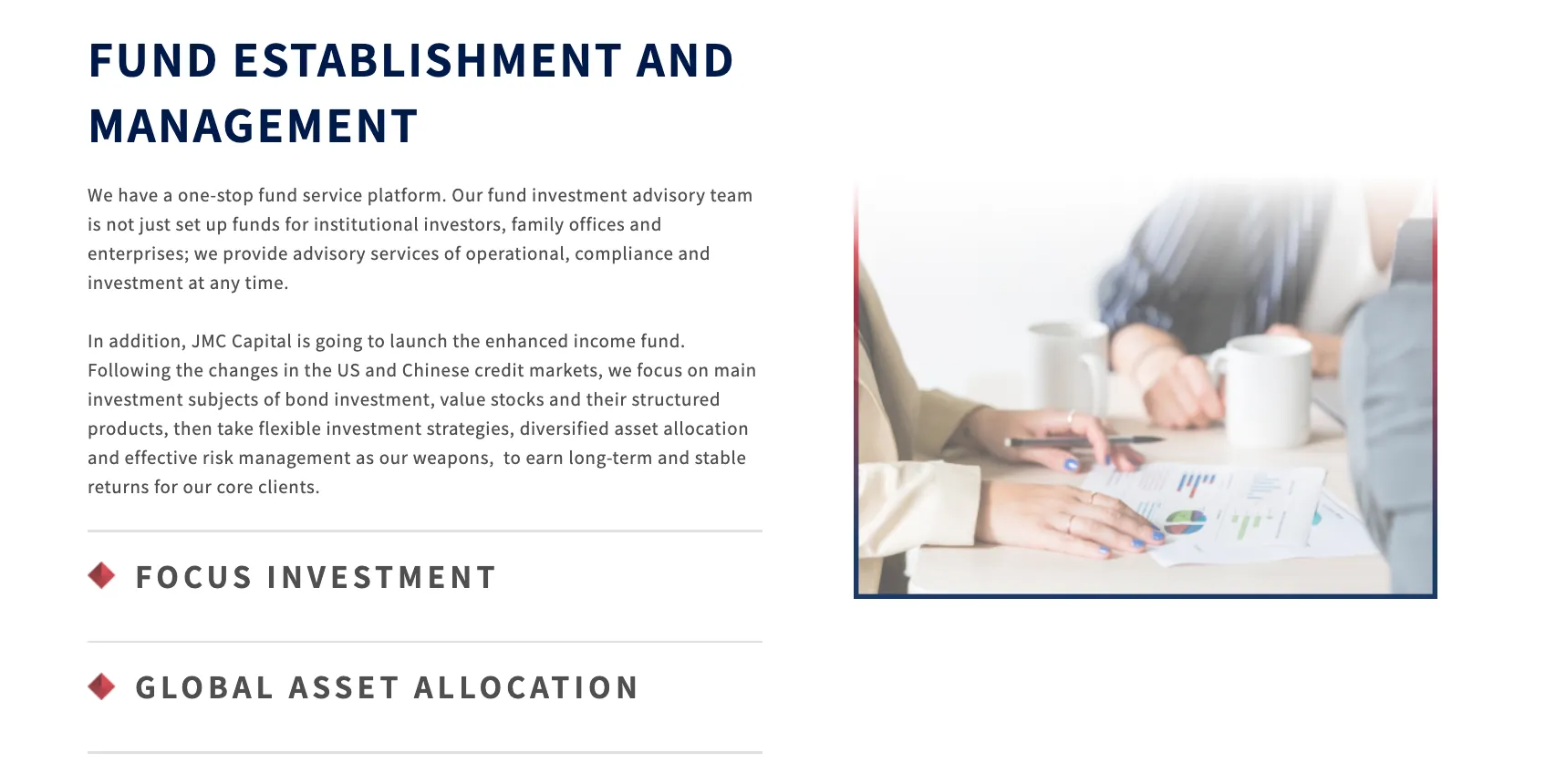 Fund Establishment and Management