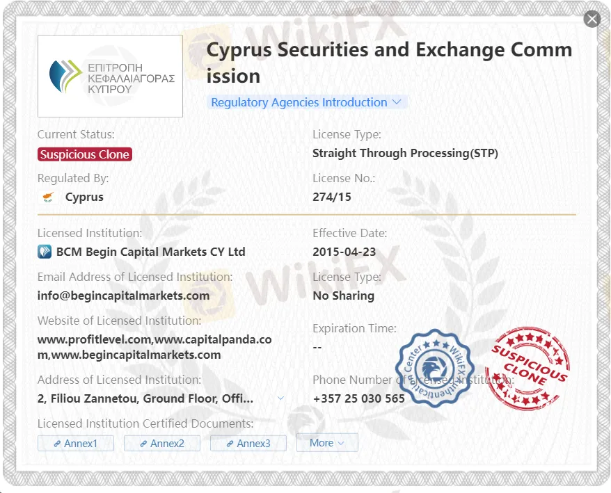 suspicious clone CYSEC license