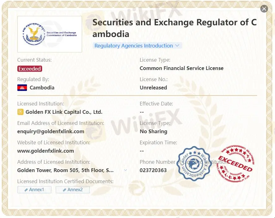 exceeded SERC license