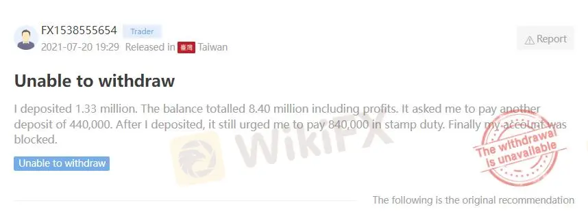 User Exposure on WikiFX