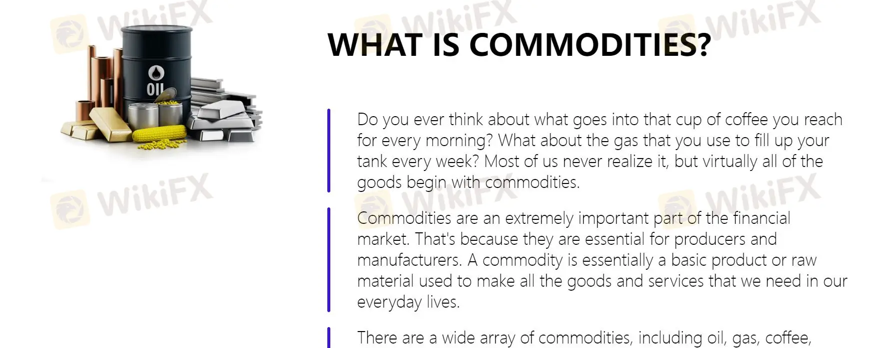 commodities commodities