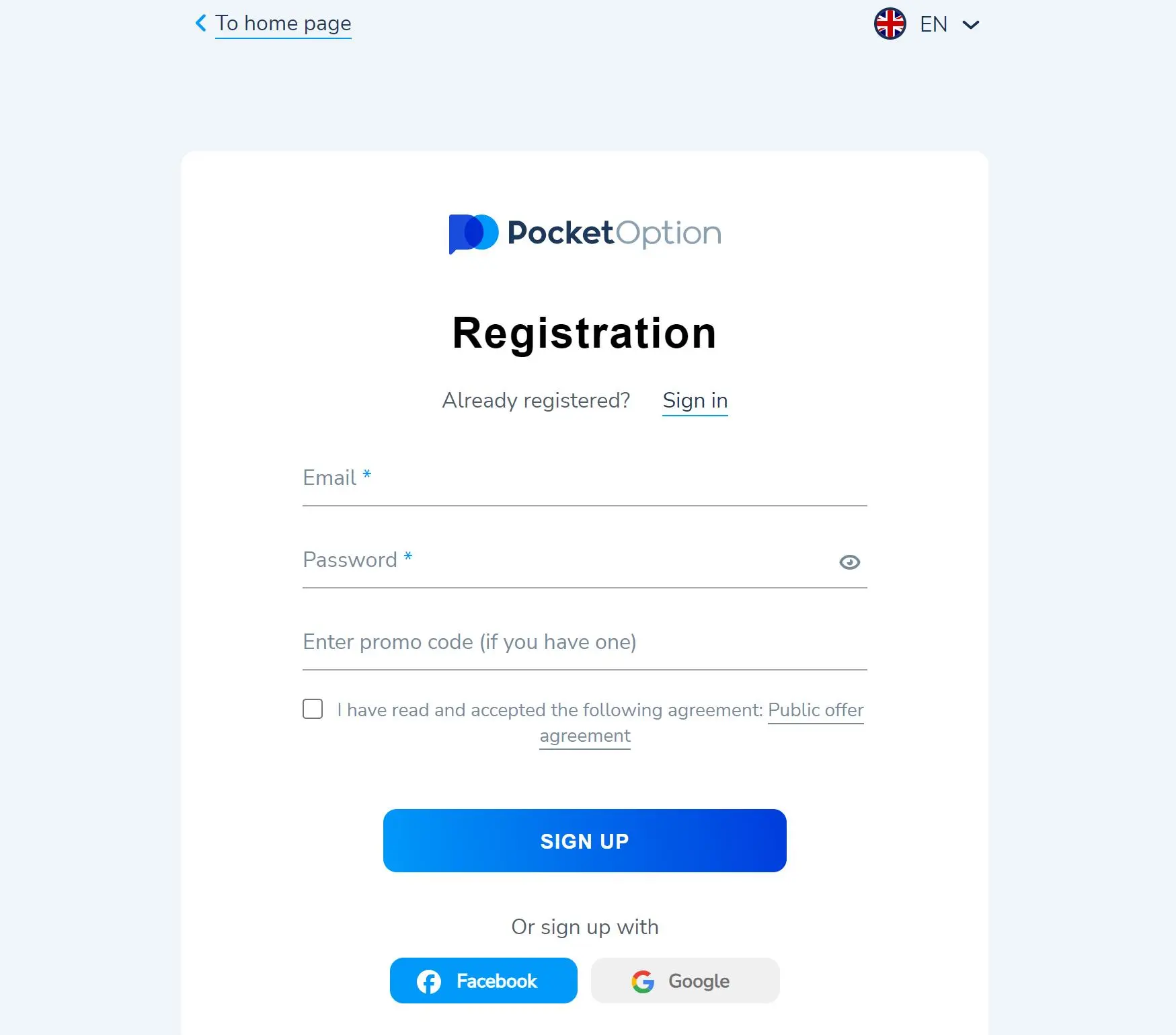 Account Registration
