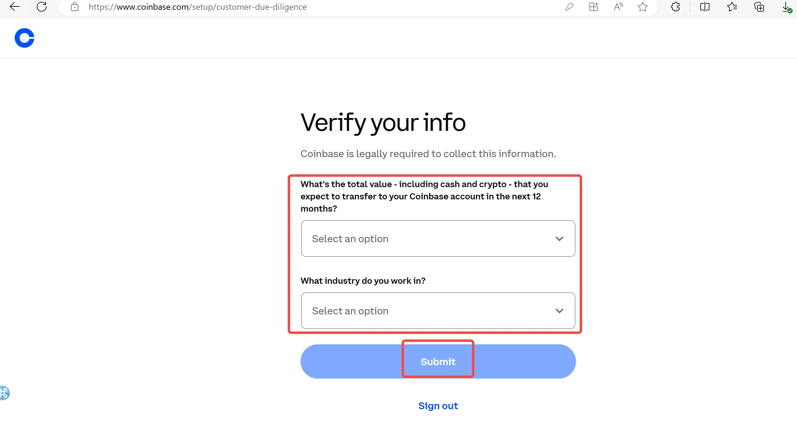 verify your info verify your info