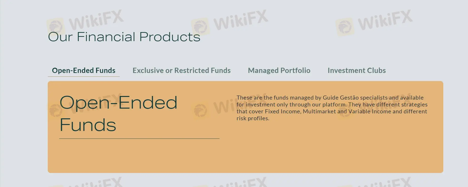 Financial Products Financial Products