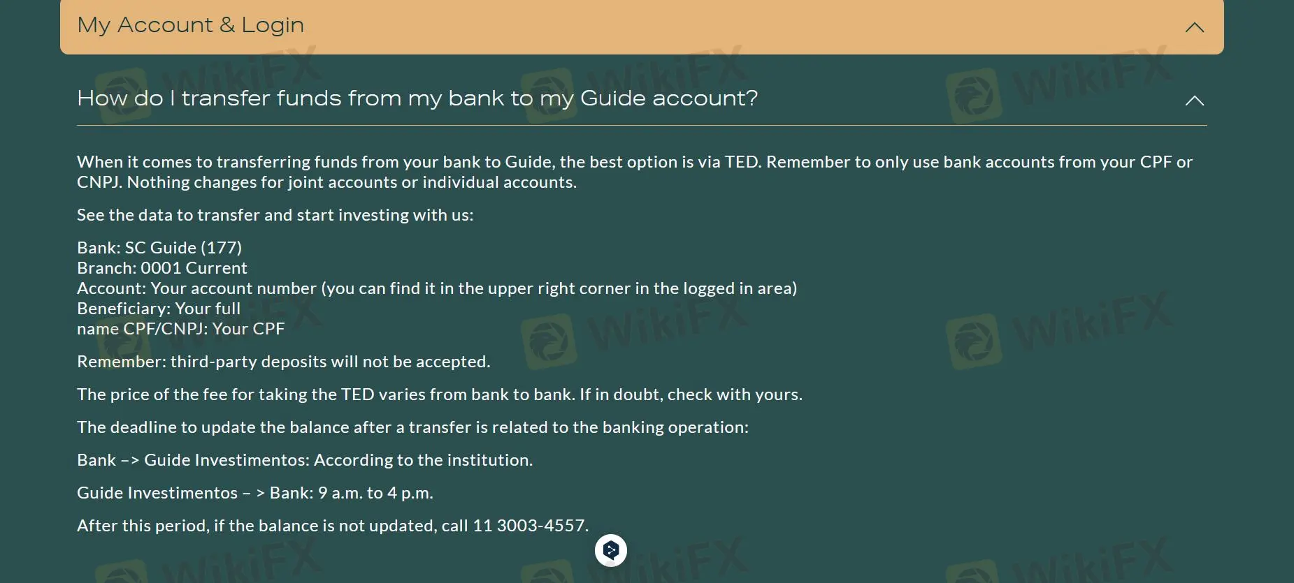 Deposits & Withdrawals Deposits & Withdrawals