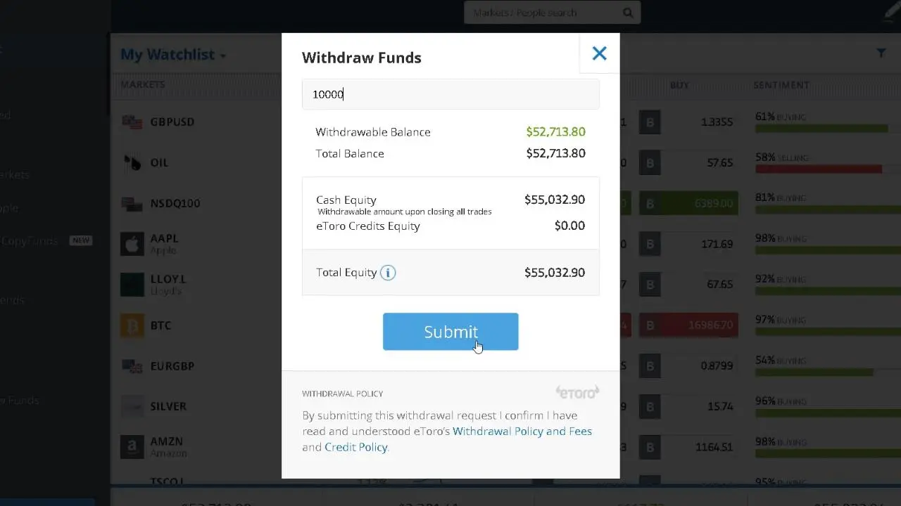 .Withdrawal Funds via the Regular Option: .Withdrawal Funds via the Regular Option: