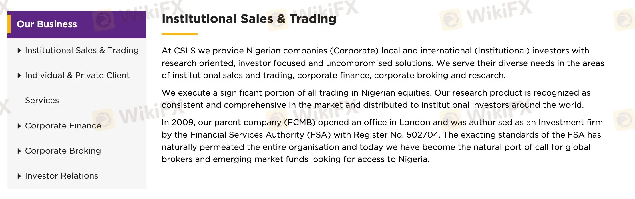 Products and Services