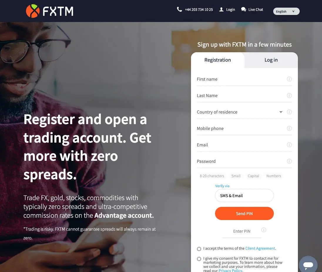 Sign Up With FXTM Sign Up With FXTM