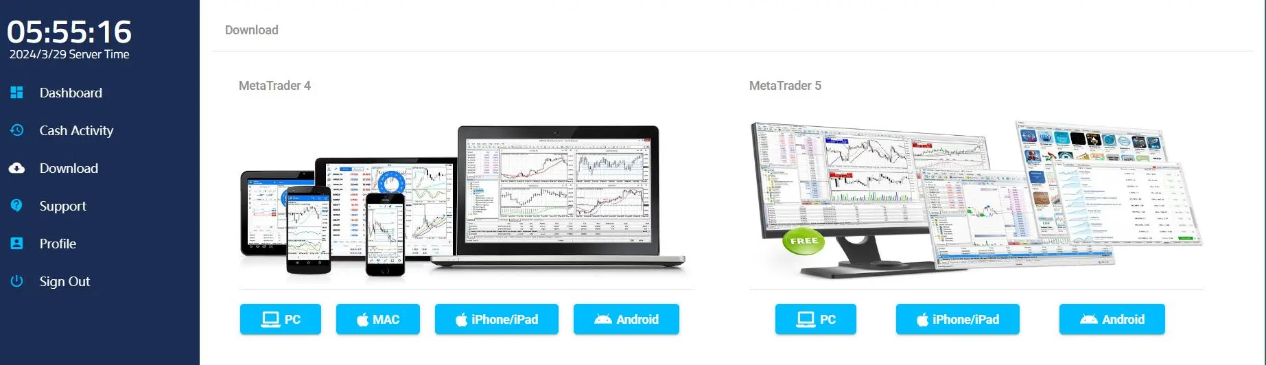 Open an Account of FP Markets