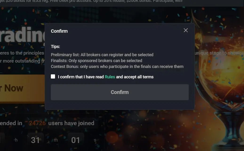 Confirm Rules