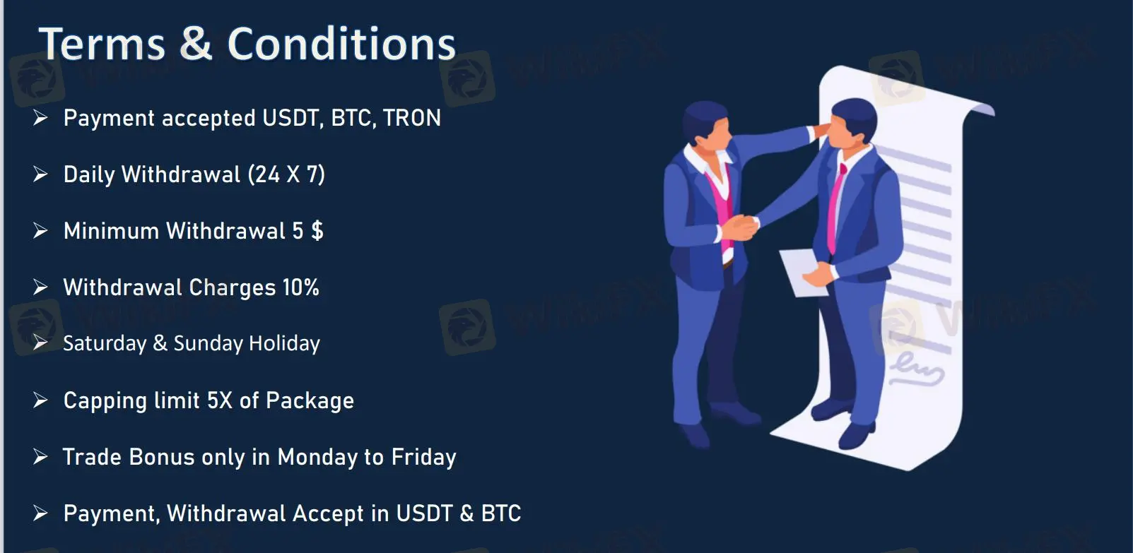 Deposit & Withdrawal Deposit & Withdrawal