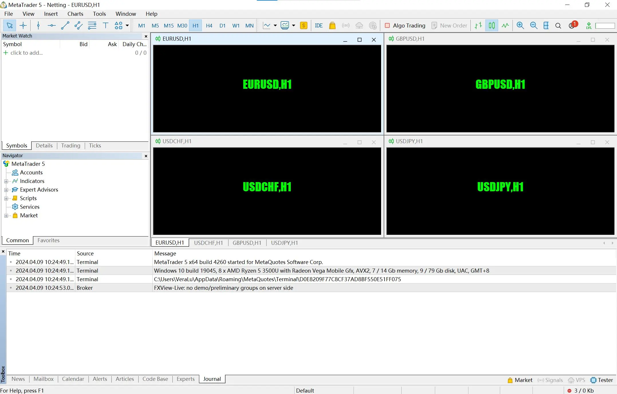 Choose and click the MT4 version of your choice