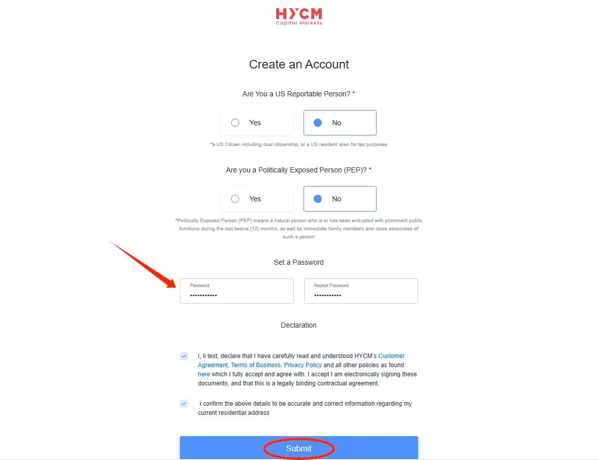 confirm if you are from the USA