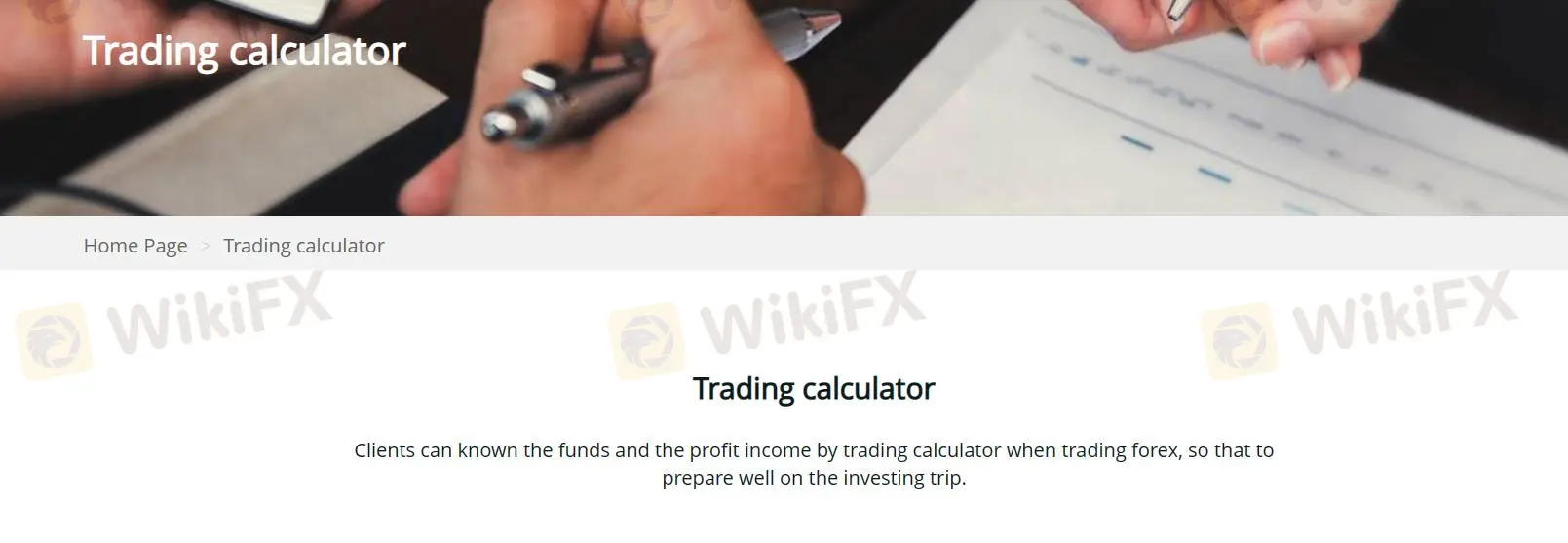 trading calculator