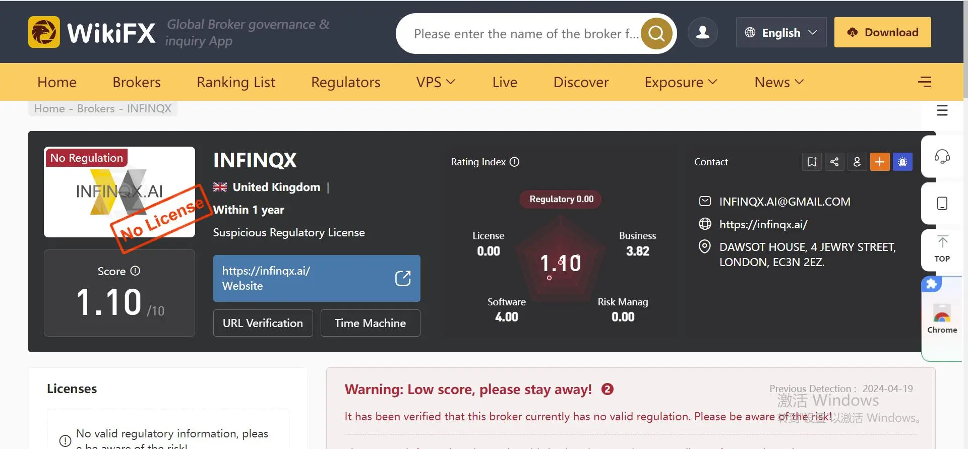 Regulatory Status