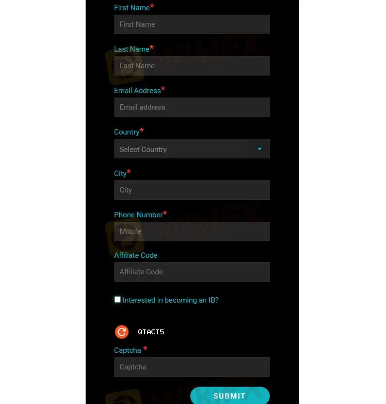 填写个人详细信息