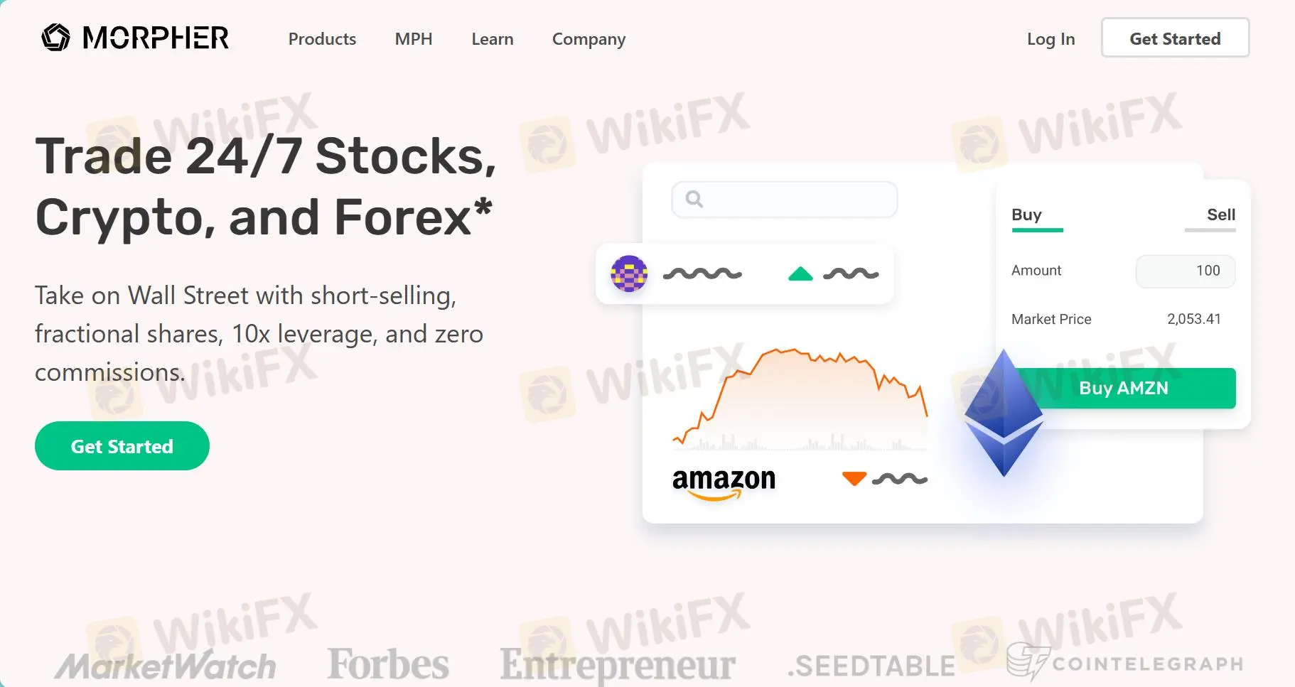 Morpher's page d'accueil Morpher's page d'accueil