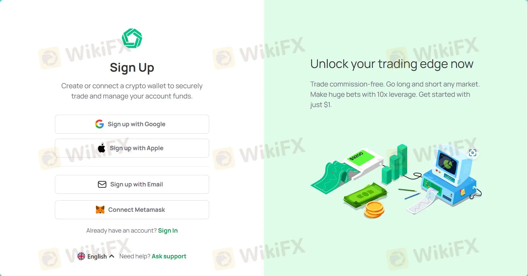 Choisissez le moyen de créer ou de connecter un portefeuille de cryptomonnaie Choisissez le moyen de créer ou de connecter un portefeuille de cryptomonnaie