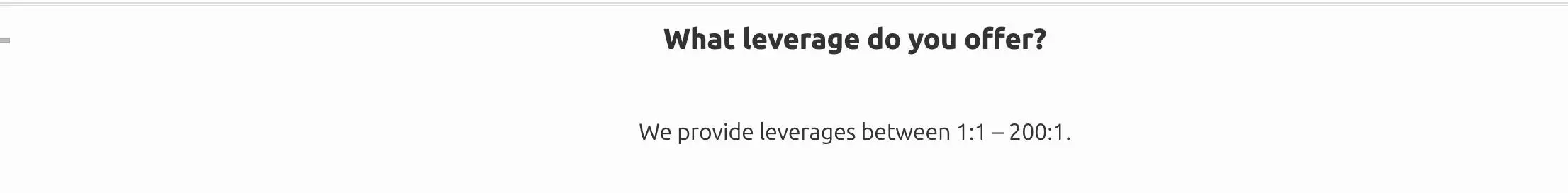 Leverage