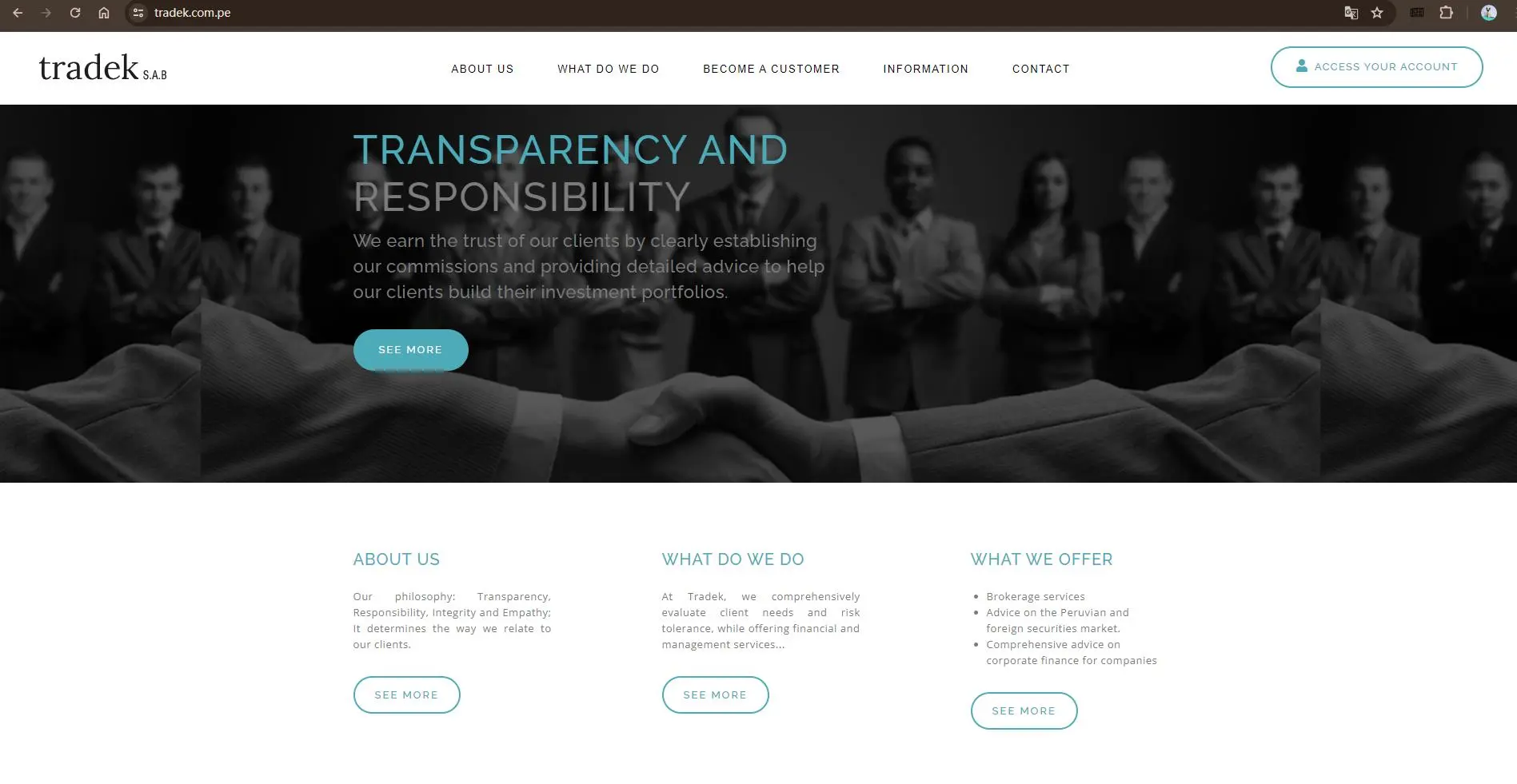 Tradek's homepage