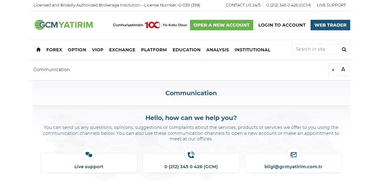 Contact info