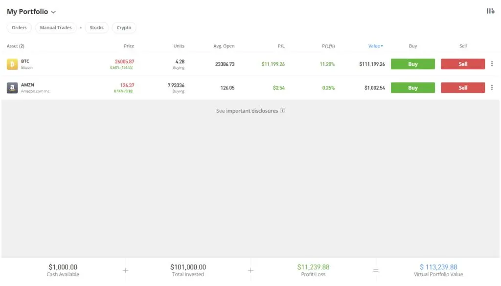 etoro virtual portfolio