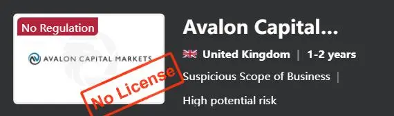 Is Avalon Capital Markets legit or a scam?