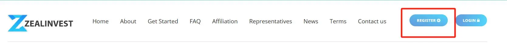 Click the button ''REGISTER''