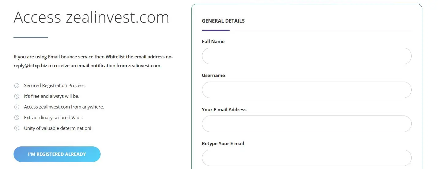 Fill in your personal details