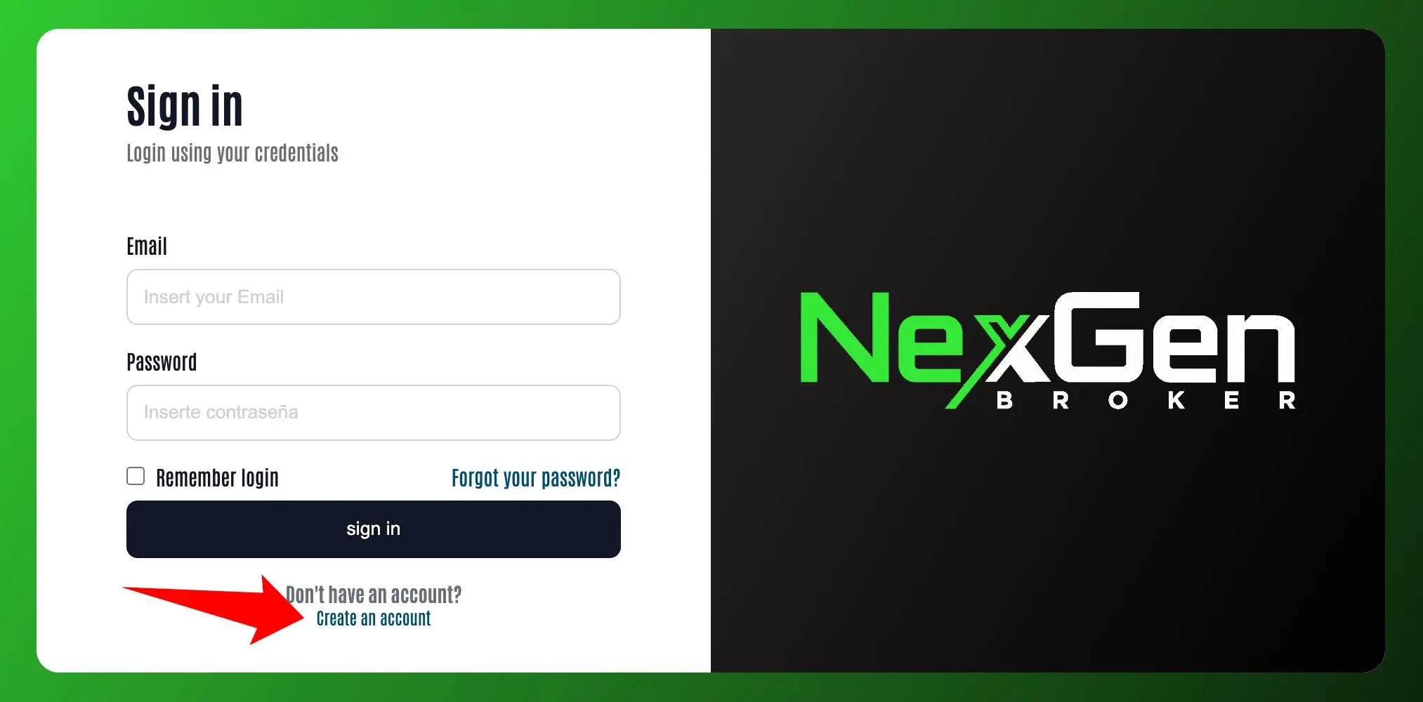 How to Open an Account