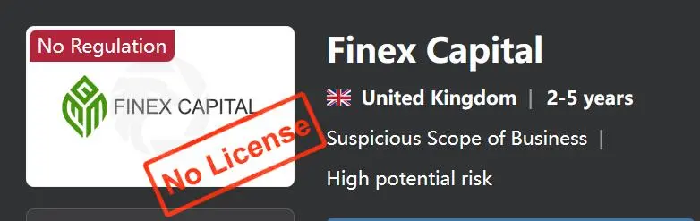 Finex Capital是否合法? Finex Capital是否合法?