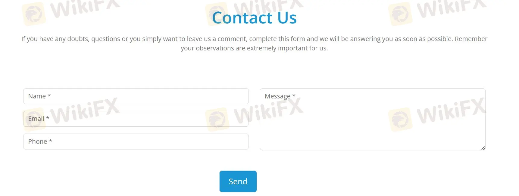 Contact form