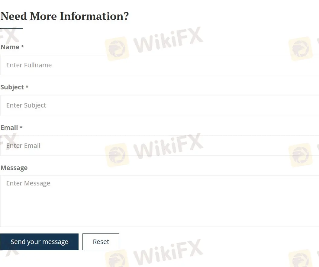 Form ng Pakikipag-ugnayan Form ng Pakikipag-ugnayan