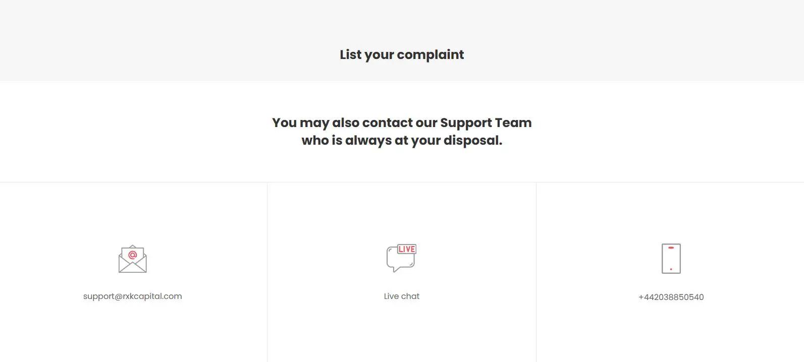 Customer Support