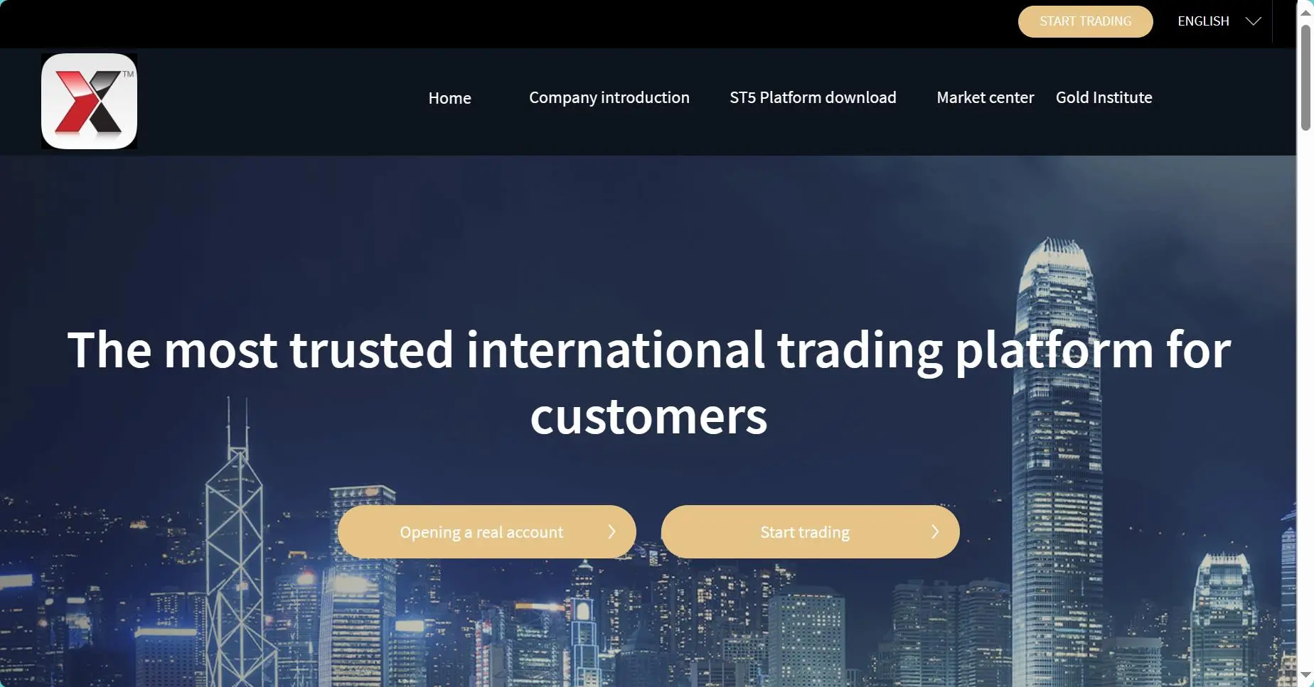 LMAX Global Ltd's homepage