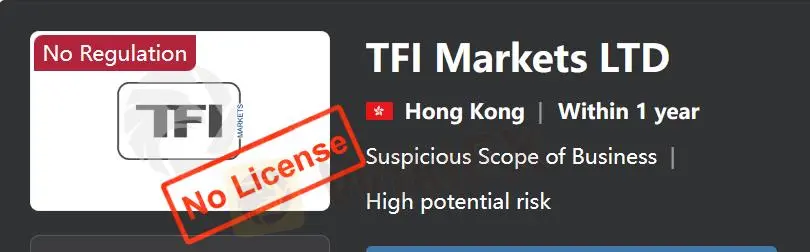 Is TFI Markets LTD Legit?