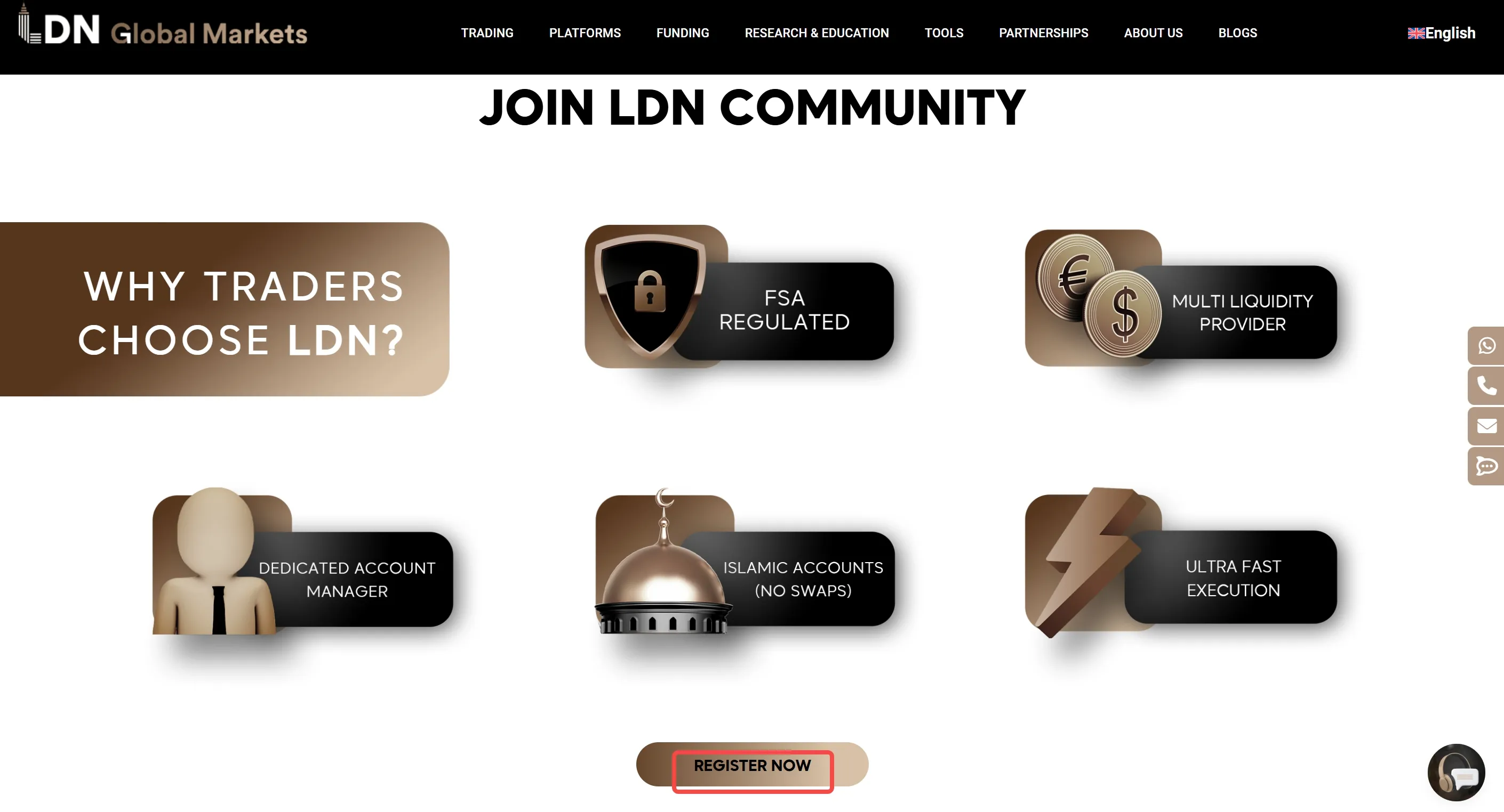 Click REGISTER NOW button
