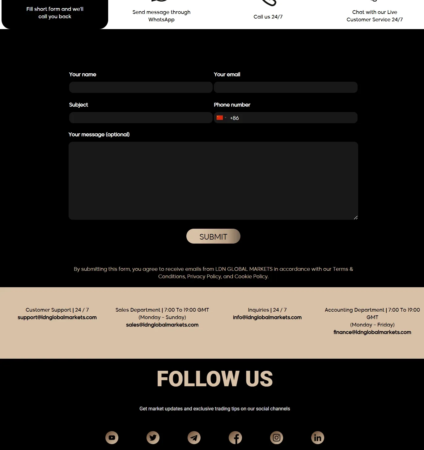 Contact info