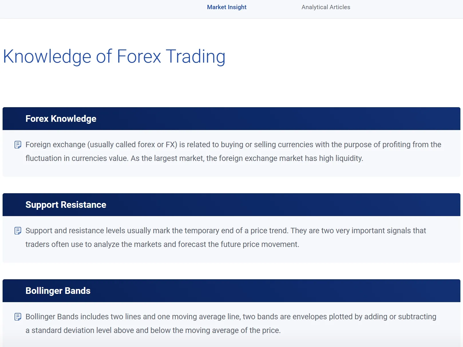 Market insight