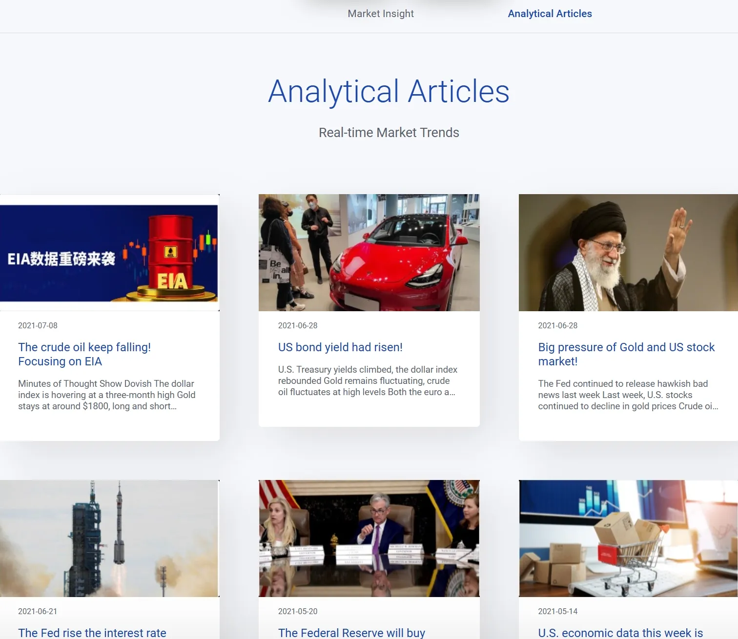 Analytical articles