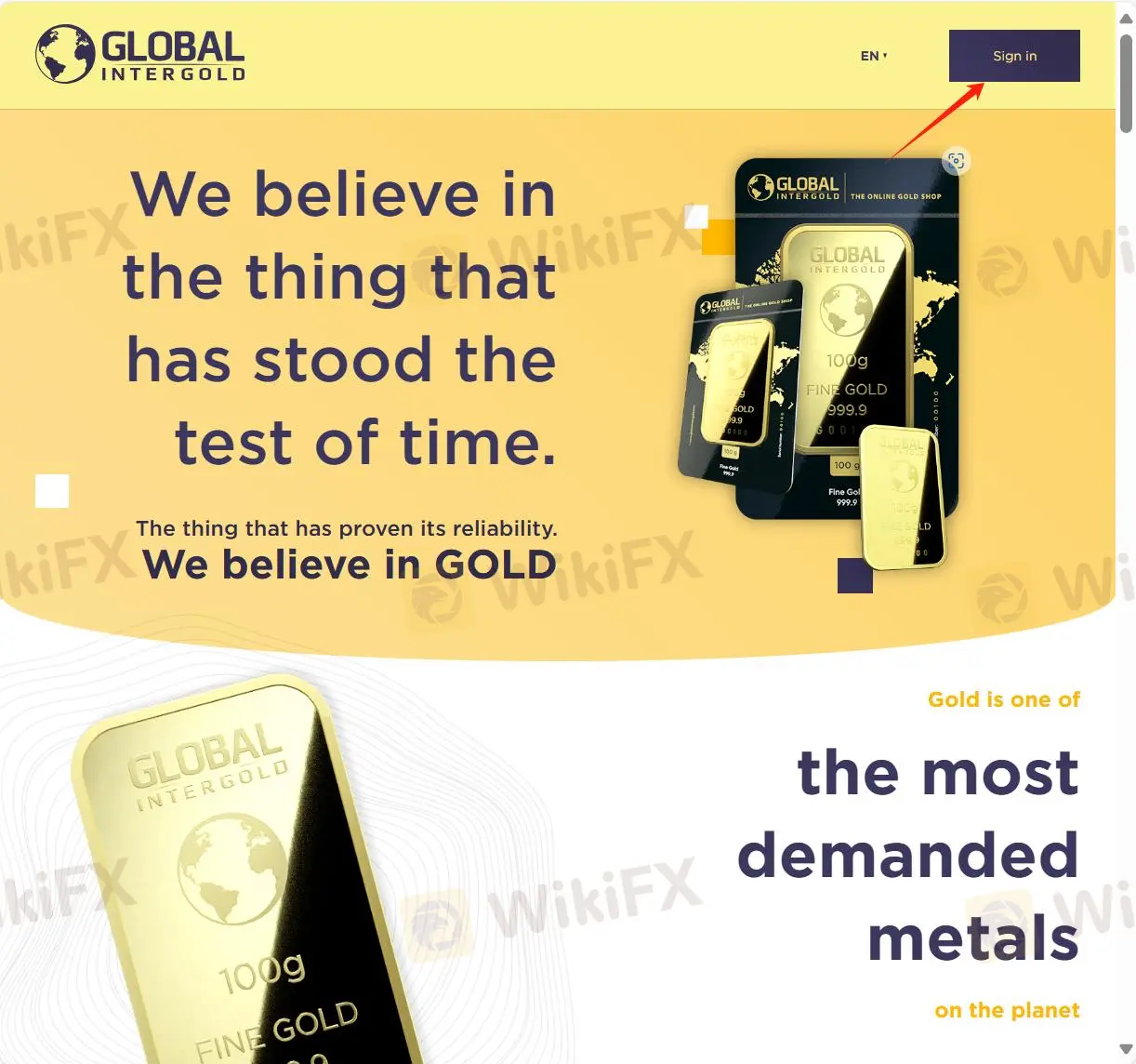 How to open an account with GLOBAL INTER GOLD