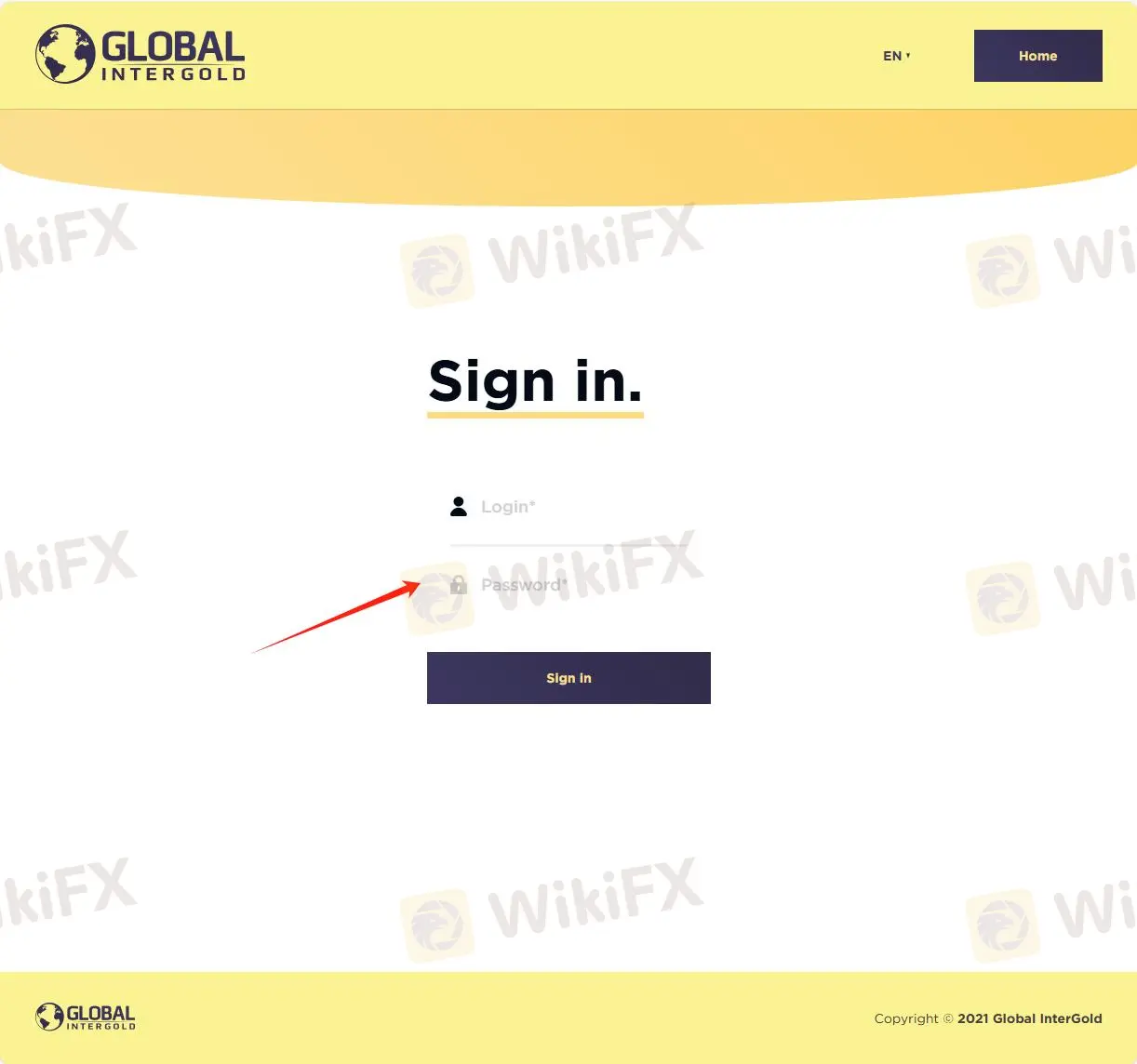 How to open an account with GLOBAL INTER GOLD