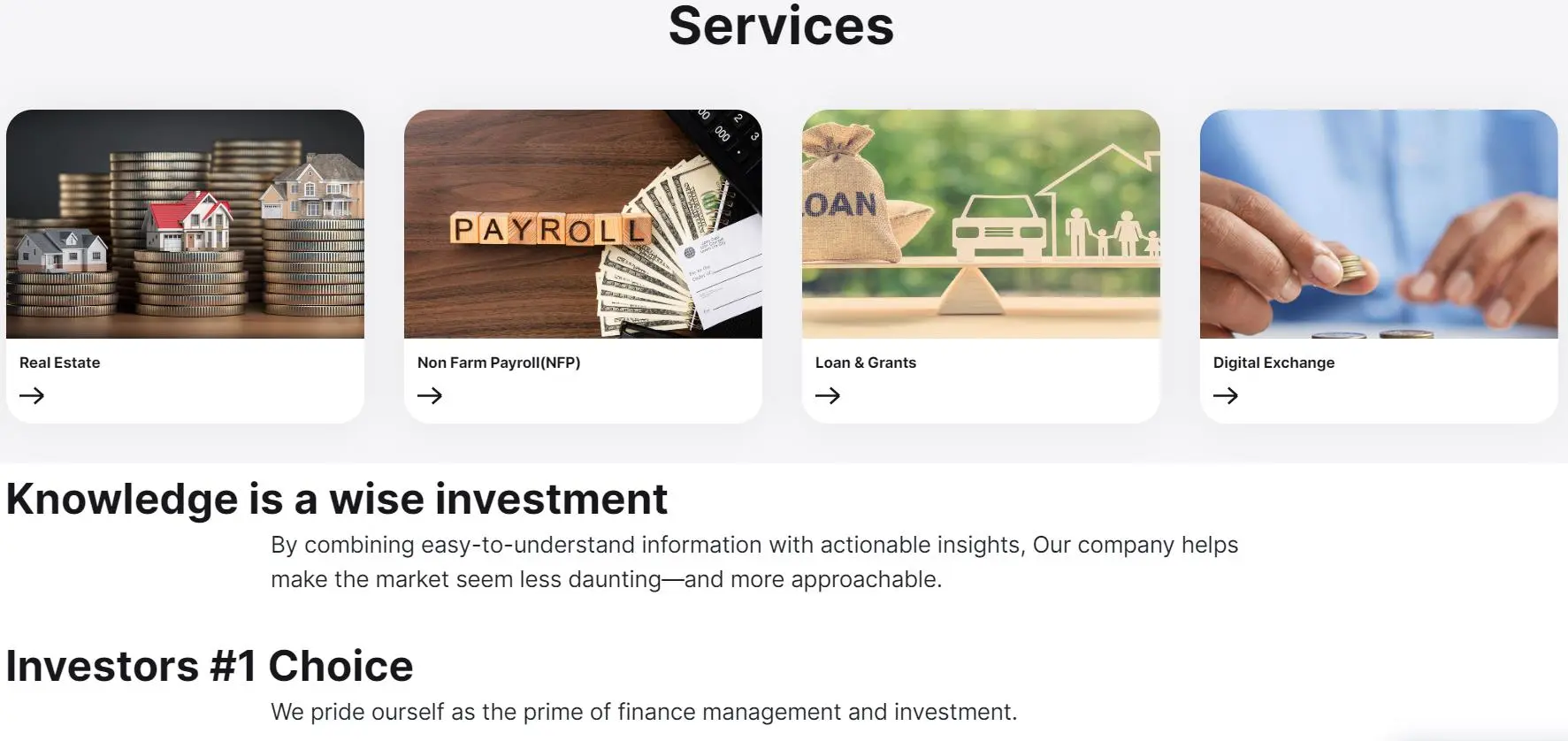 Services Types Services Types