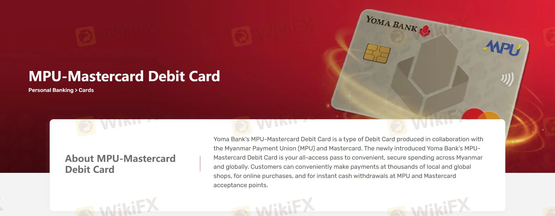 Yoma Bank MPU-Mastercard Debit Card
