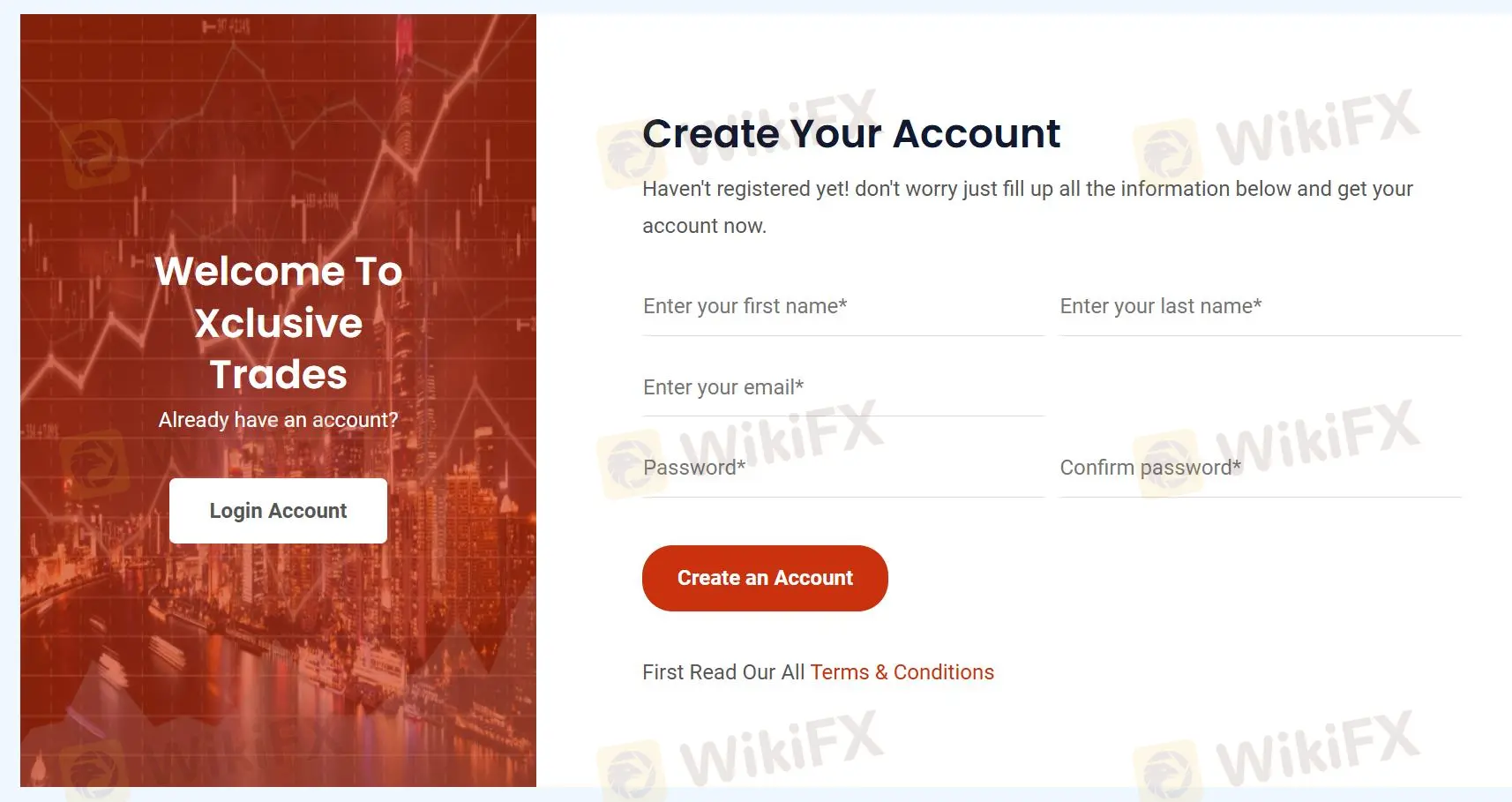 fill in required info fill in required info