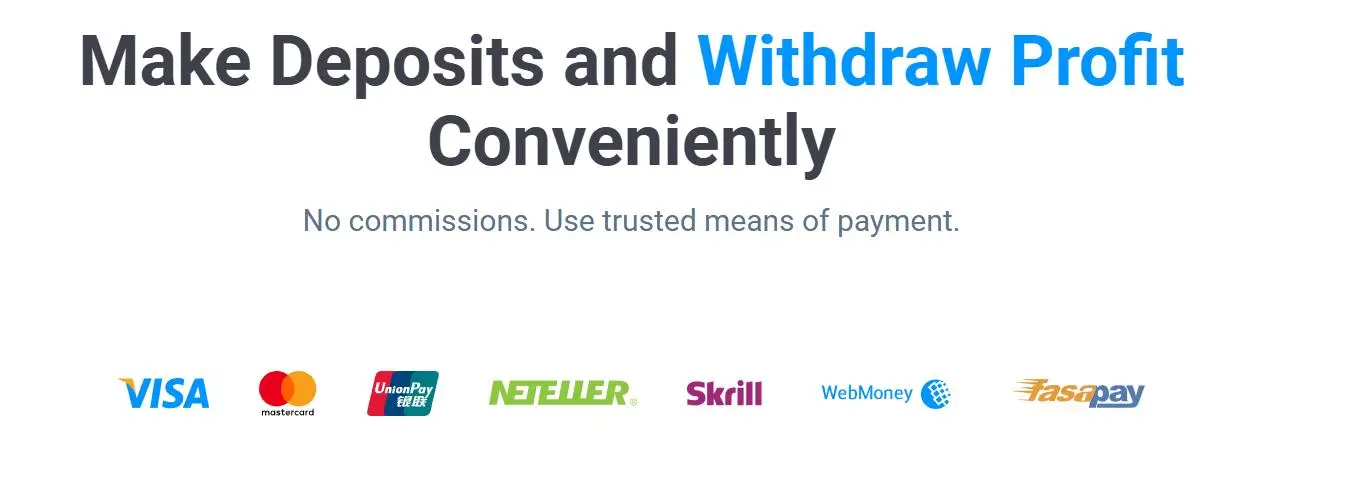 Deposit & Withdrawal