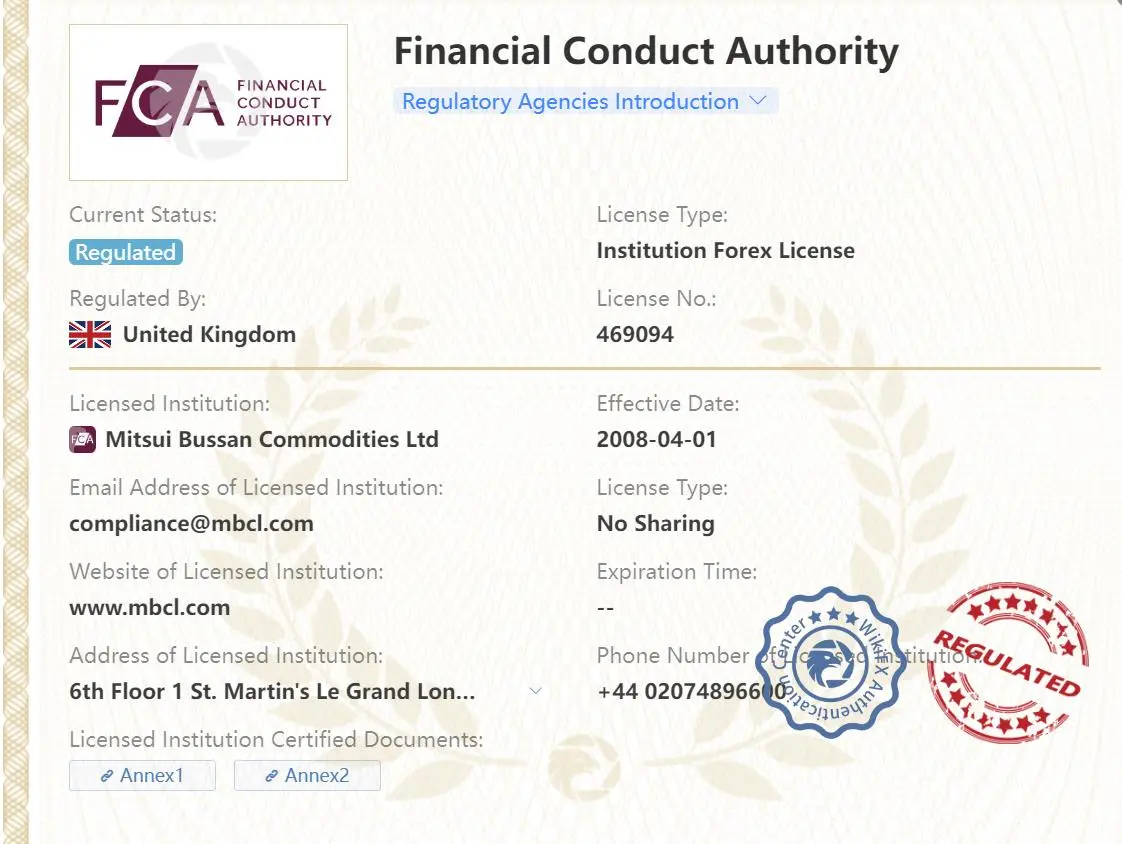 Regulatory Status